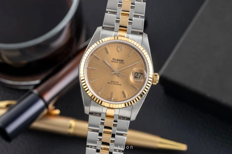Tudor Prince Date steel / gold automatic men's watch 74033 [2601575]