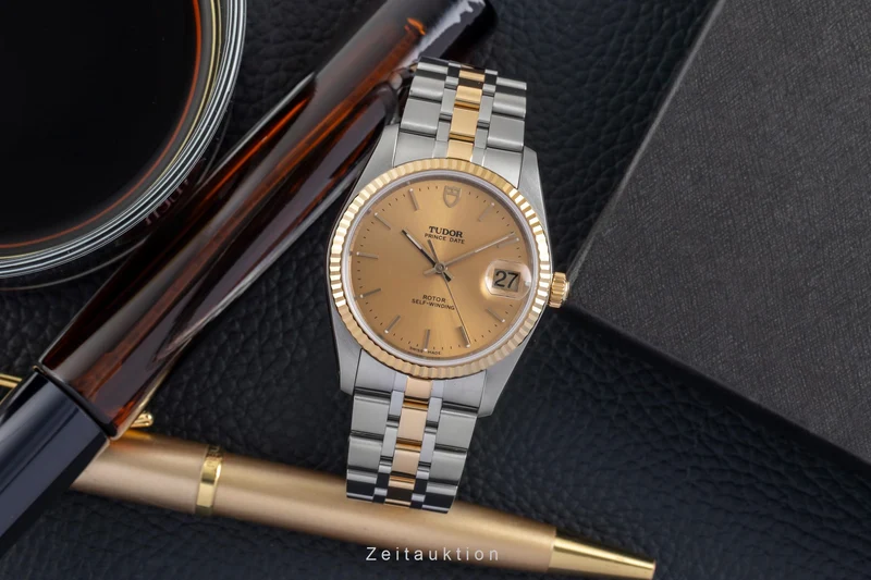 Tudor Prince Date steel / gold automatic men's watch 74033 [2601575]