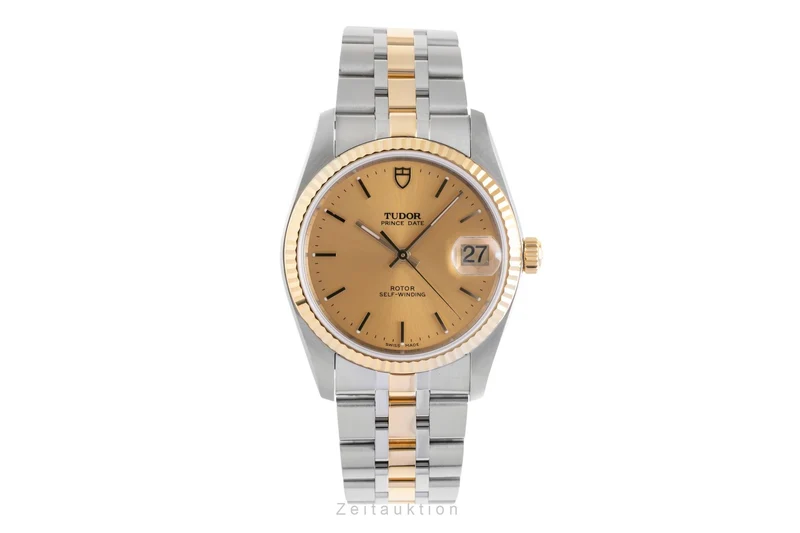 Tudor Prince Date steel / gold automatic men's watch 74033 [2601575]