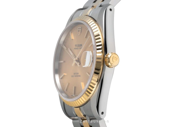 Tudor Prince Date steel / gold automatic men's watch 74033 [2601575]