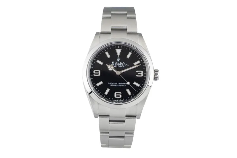 Rolex Explorer steel automatic men's watch 124270 [2601779]