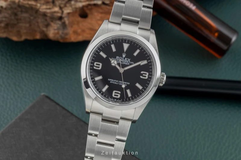Rolex Explorer steel automatic men's watch 124270 [2601779]