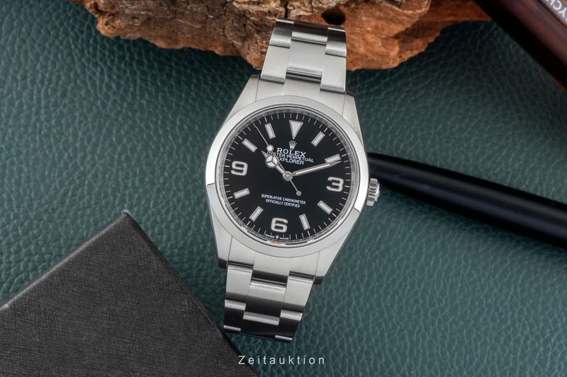 Rolex Explorer steel automatic men's watch 124270 [2601779]