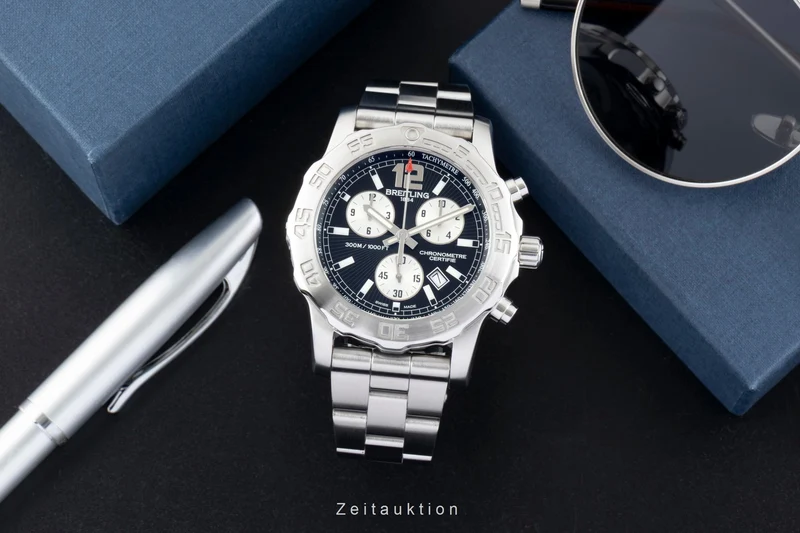 Breitling Colt Chronograph II chronograph steel quartz men's watch A73387 [2601728]