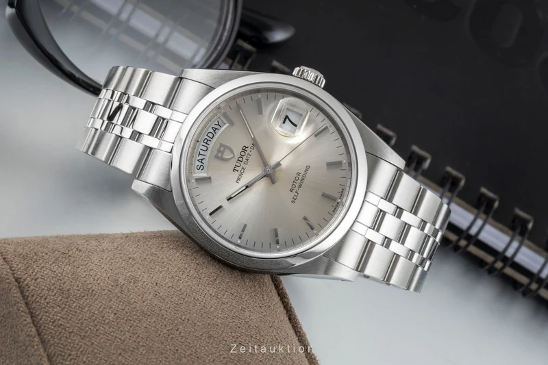Tudor Date-Day steel automatic men's watch 76200 [2601674]