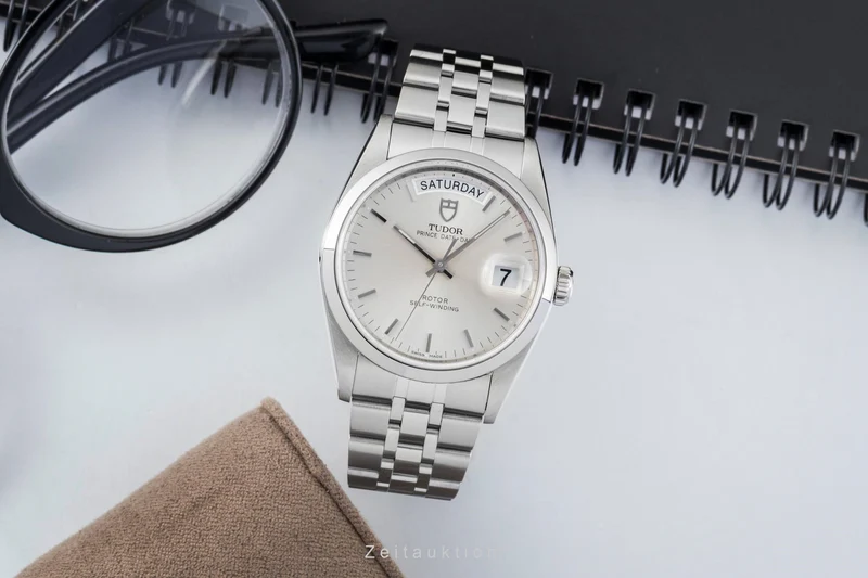 Tudor Date-Day steel automatic men's watch 76200 [2601674]