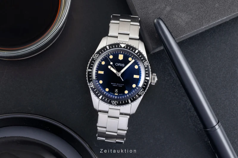 Oris Divers Sixty-Five steel automatic men's watch 01 733 7707 4055-07 8 20 18 [2601688]