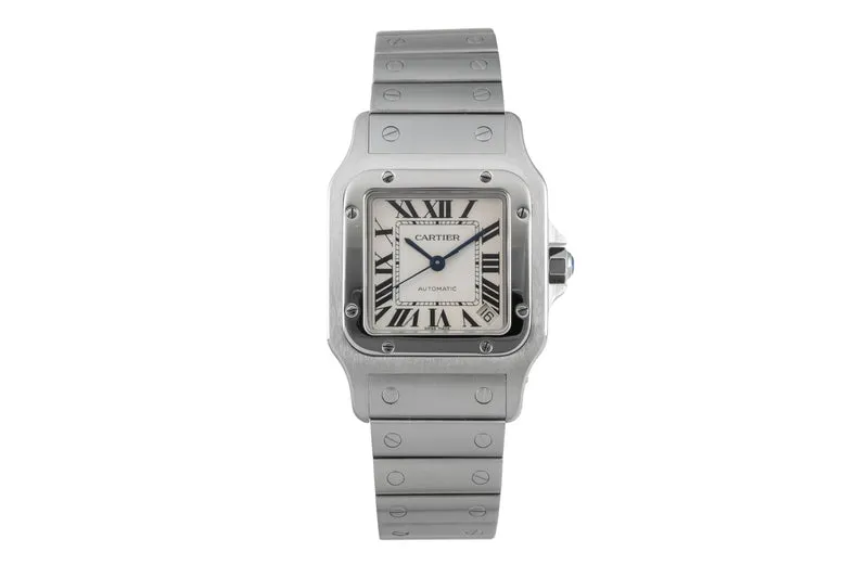 Cartier Santos steel automatic men's watch W20098D6 [2601667]