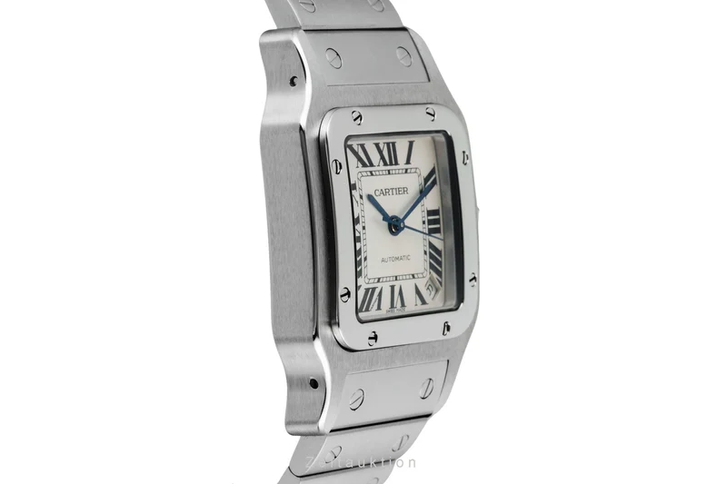 Cartier Santos steel automatic men's watch W20098D6 [2601667]