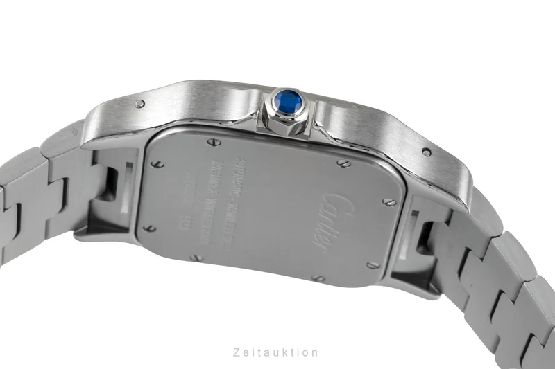 Cartier Santos steel automatic men's watch W20098D6 [2601667]