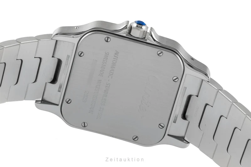 Cartier Santos steel automatic men's watch W20098D6 [2601667]