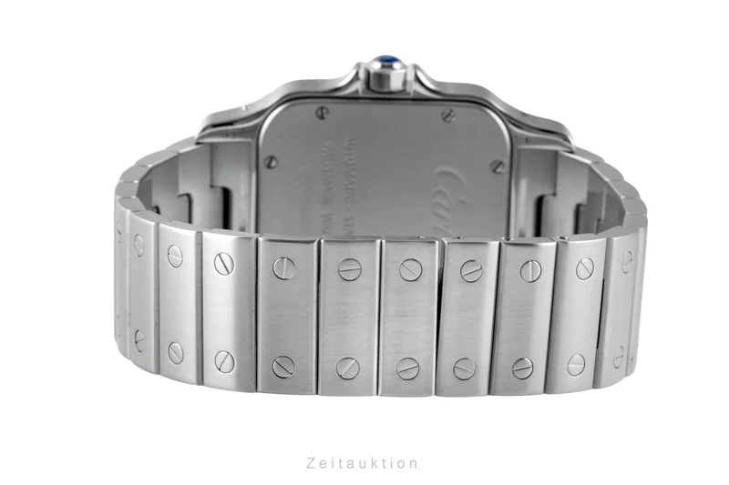 Cartier Santos steel automatic men's watch W20098D6 [2601667]
