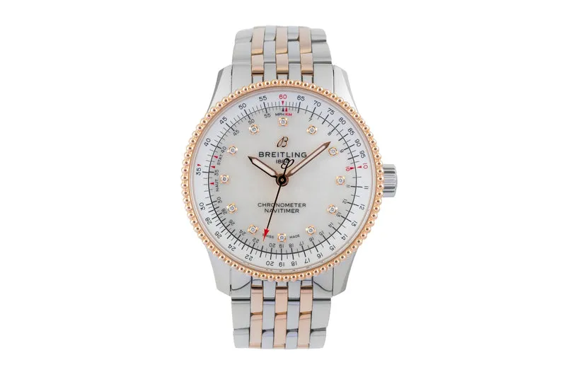 Breitling Navitimer steel / gold automatic women's watch U17395 [2601253]