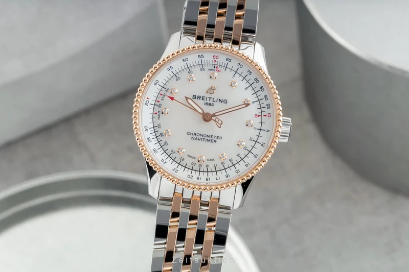 Breitling Navitimer steel / gold automatic women's watch U17395 [2601253]