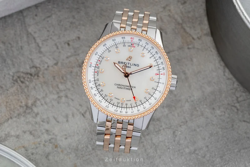 Breitling Navitimer steel / gold automatic women's watch U17395 [2601253]