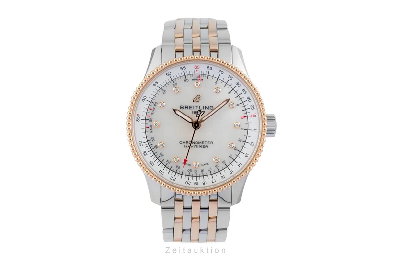 Breitling Navitimer steel / gold automatic women's watch U17395 [2601253]