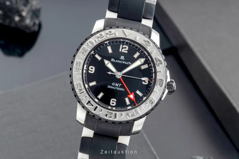 Blancpain Fifty Fathoms Steel / rubber automatic men's watch 2250-6530-66 [2600271]