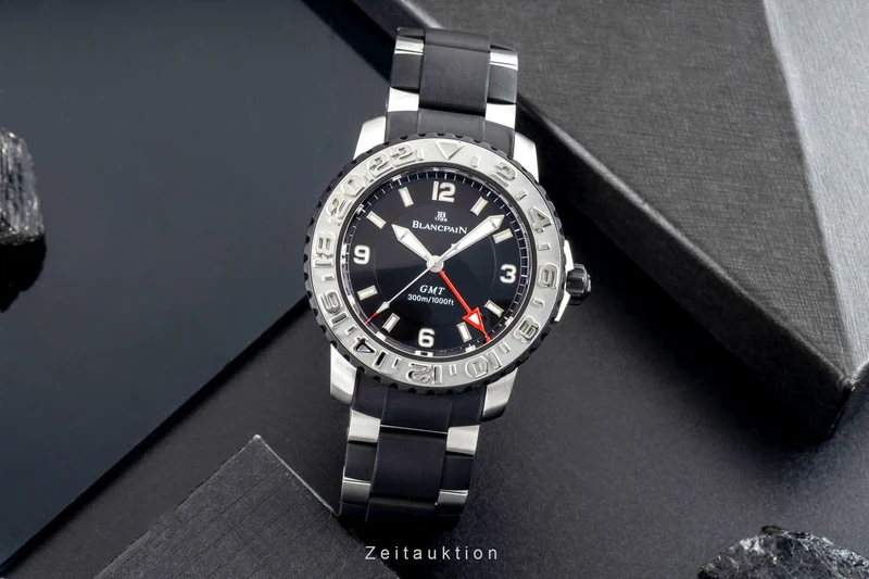Blancpain Fifty Fathoms Steel / rubber automatic men's watch 2250-6530-66 [2600271]