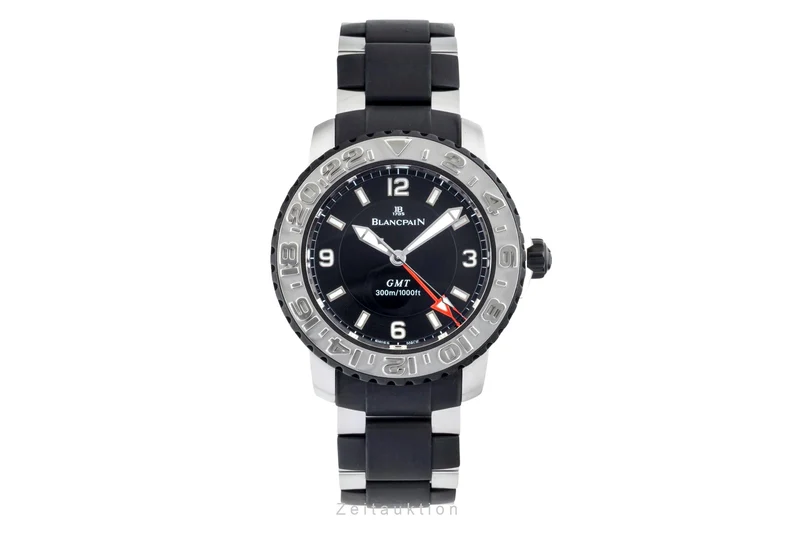 Blancpain Fifty Fathoms Steel / rubber automatic men's watch 2250-6530-66 [2600271]
