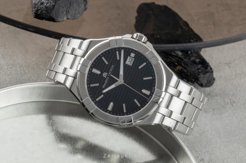Maurice Lacroix Aikon steel quartz men's watch AI1008-SS002-33 [2601626]
