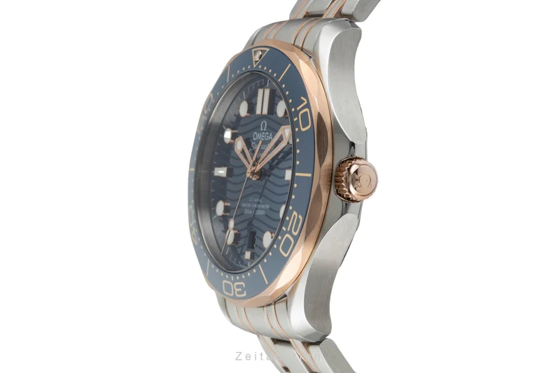 Omega Seamaster steel / gold automatic men's watch 210.20.42.20.03.002 LP: 13800EUR [2601842]