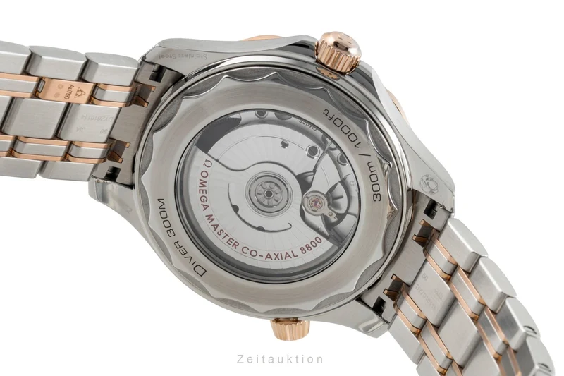 Omega Seamaster steel / gold automatic men's watch 210.20.42.20.03.002 LP: 13800EUR [2601842]