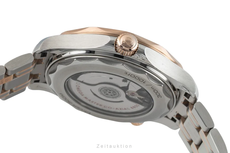 Omega Seamaster steel / gold automatic men's watch 210.20.42.20.03.002 LP: 13800EUR [2601842]