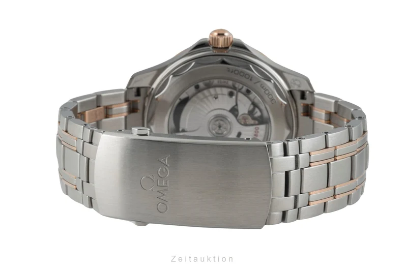 Omega Seamaster steel / gold automatic men's watch 210.20.42.20.03.002 LP: 13800EUR [2601842]
