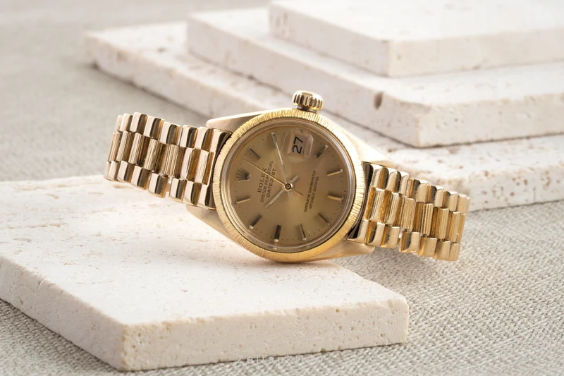 Rolex Lady Datejust 18 ct gold automatic women's watch 6927 Vintage [2601670]