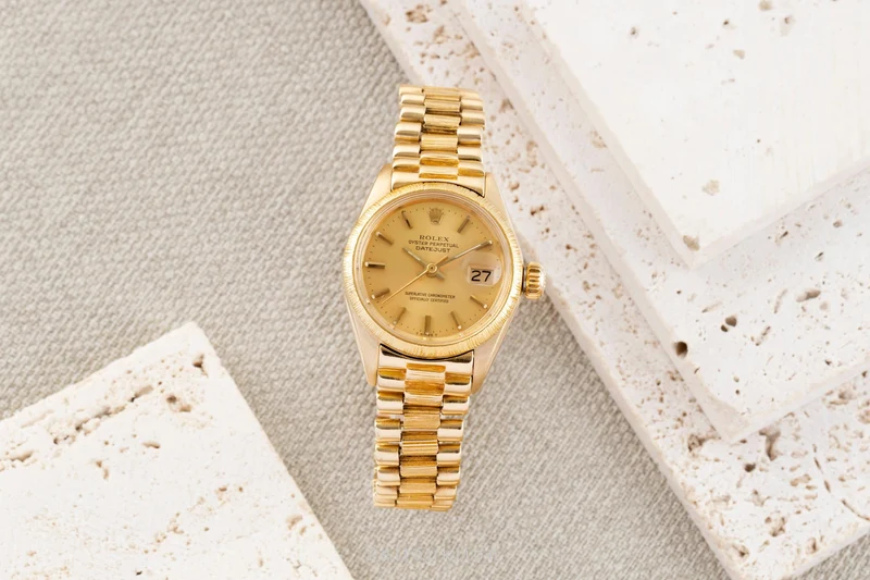 Rolex Lady Datejust 18 ct gold automatic women's watch 6927 Vintage [2601670]