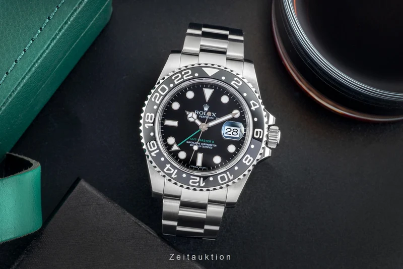 Rolex GMT-Master II steel automatic men's watch 116710LN [2601492]