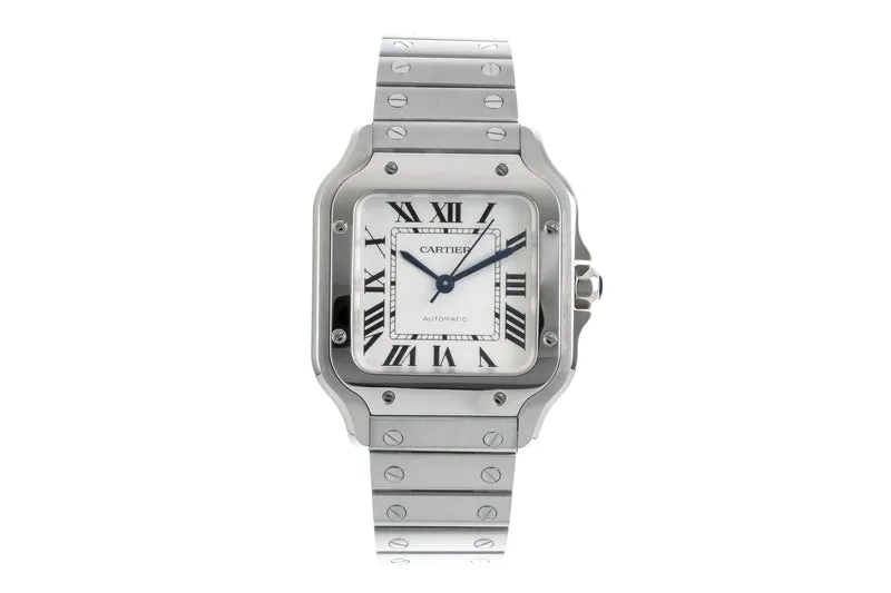 Cartier Santos steel automatic men's watch WSSA0029 LP: 8050EUR [2601644]