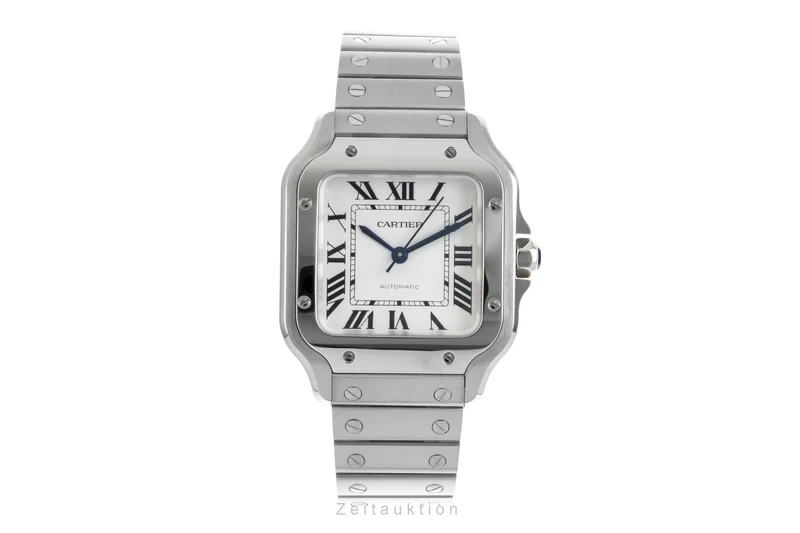 Cartier Santos steel automatic men's watch WSSA0029 LP: 8050EUR [2601644]