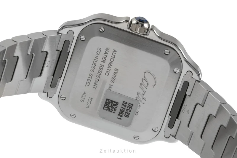 Cartier Santos steel automatic men's watch WSSA0029 LP: 8050EUR [2601644]
