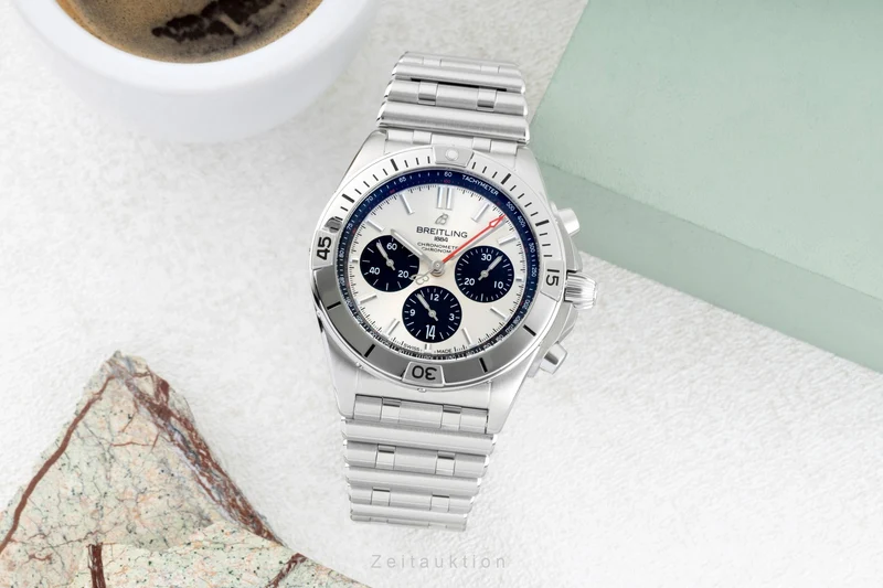 Breitling Chronomat chronograph steel automatic men's watch AB0134101G1A1 LP: 9400EUR [2601630]