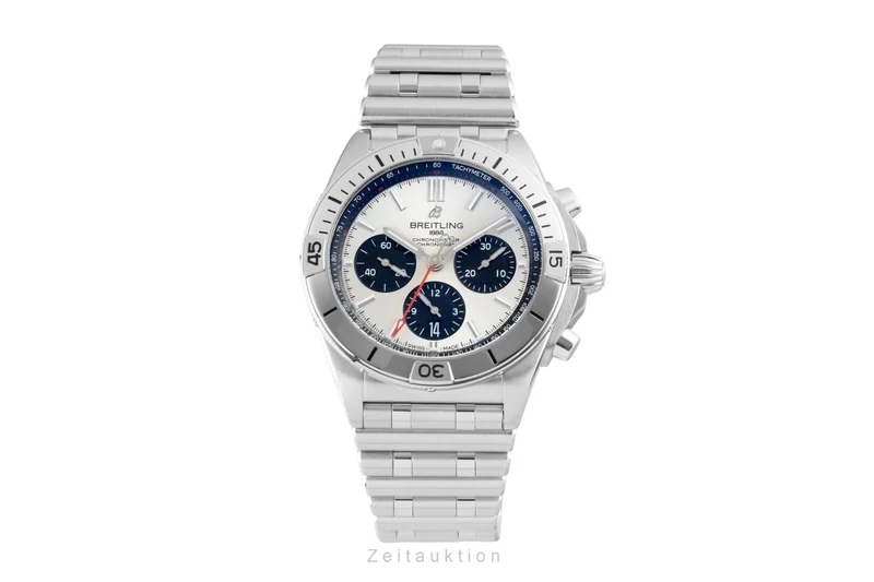 Breitling Chronomat chronograph steel automatic men's watch AB0134101G1A1 LP: 9400EUR [2601630]