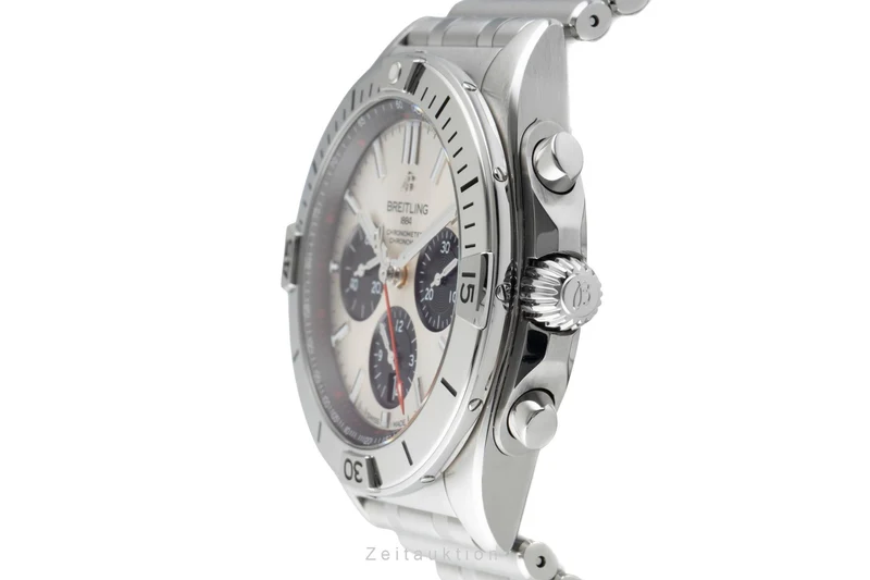 Breitling Chronomat chronograph steel automatic men's watch AB0134101G1A1 LP: 9400EUR [2601630]
