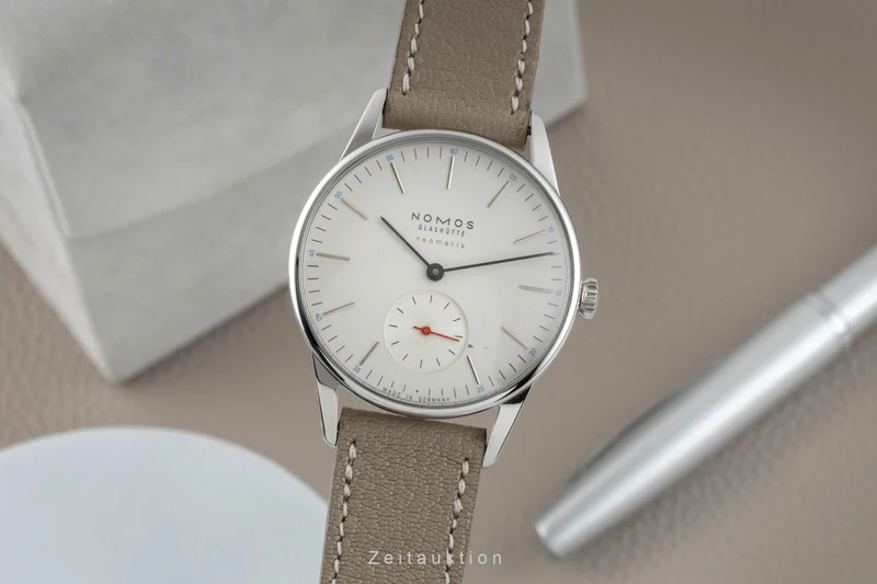 Nomos Orion steel automatic men's watch 392 LP: 3380EUR [2507422]