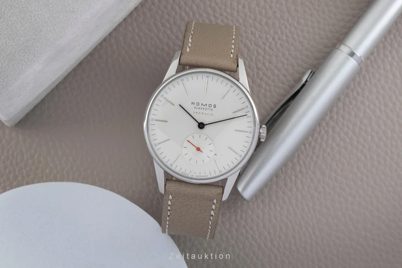 Nomos Orion steel automatic men's watch 392 LP: 3380EUR [2507422]