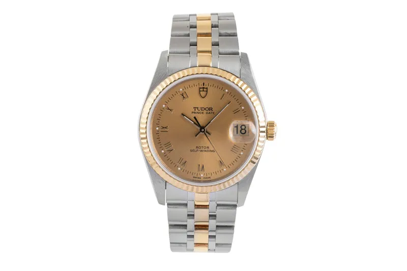 Tudor Prince Date steel / gold automatic men's watch 74033 [2601583]