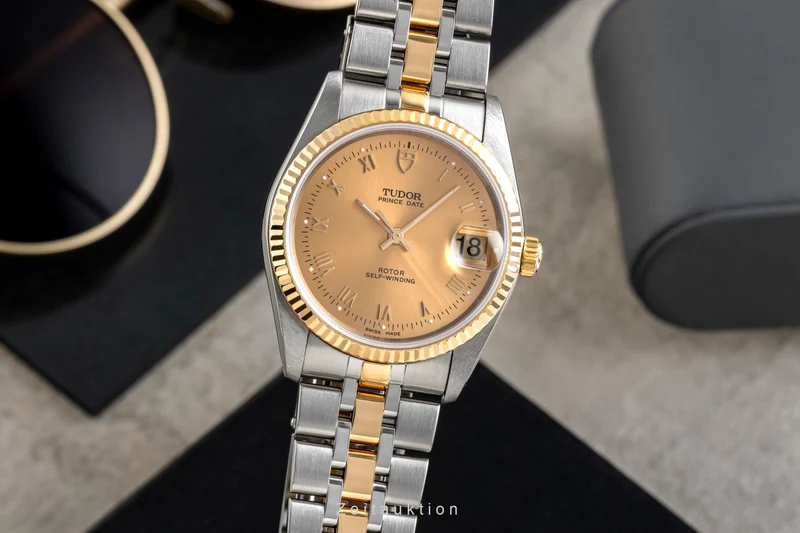 Tudor Prince Date steel / gold automatic men's watch 74033 [2601583]