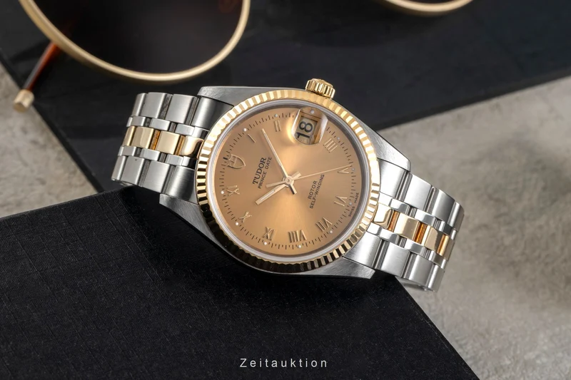 Tudor Prince Date steel / gold automatic men's watch 74033 [2601583]