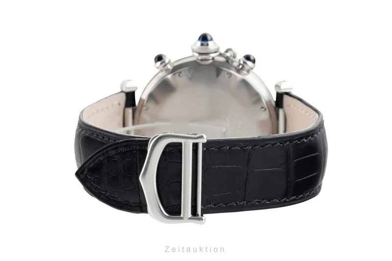 Cartier Pasha chronograph steel / gold quartz men's watch W3101155 [2601941]