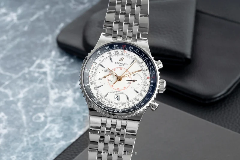 Breitling Montbrillant chronograph steel automatic men's watch A23340 [2601969]