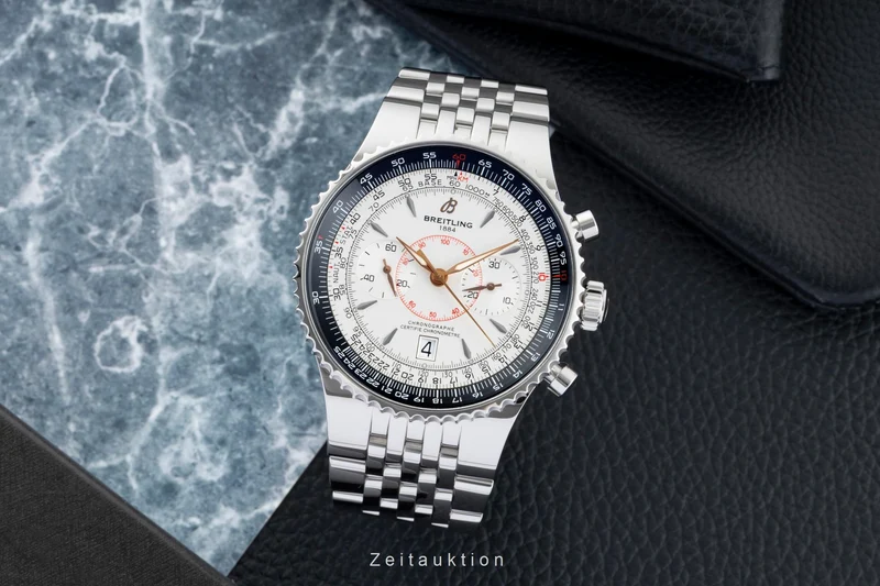 Breitling Montbrillant chronograph steel automatic men's watch A23340 [2601969]