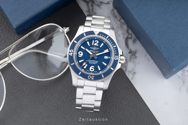 Breitling Superocean steel automatic men's watch A17367 [2601861]
