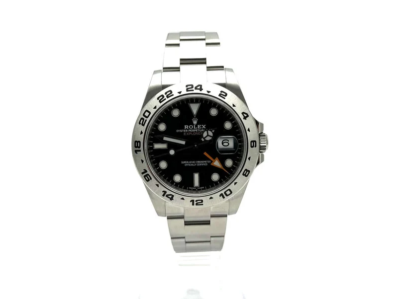 Rolex Explorer II 42 Edelstahl 216570 Schwarz