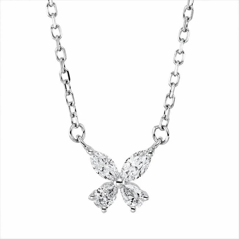 Looi & Co Necklace White Gold (18k) 4L627W8-1