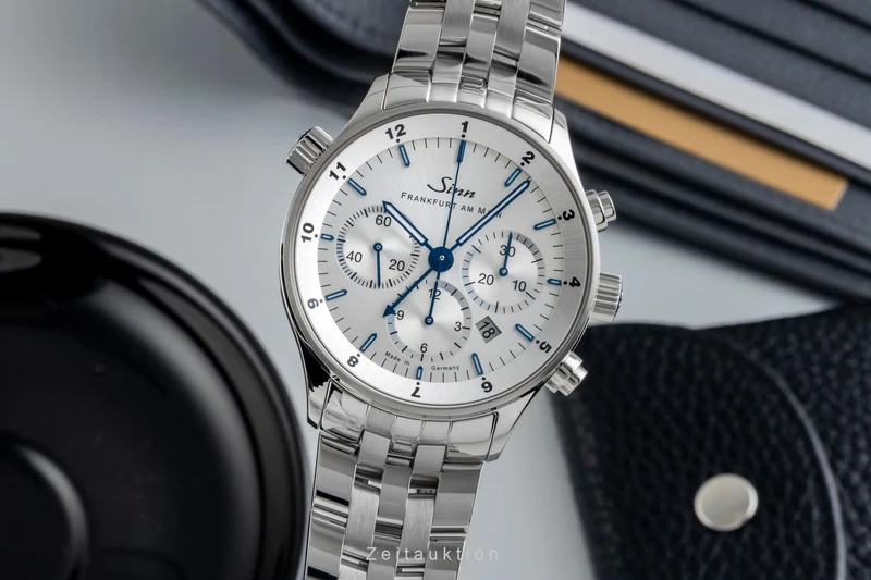 Sinn 6099 chronograph steel automatic men's watch 6099.012 LP: 4690EUR Limited [2601673]