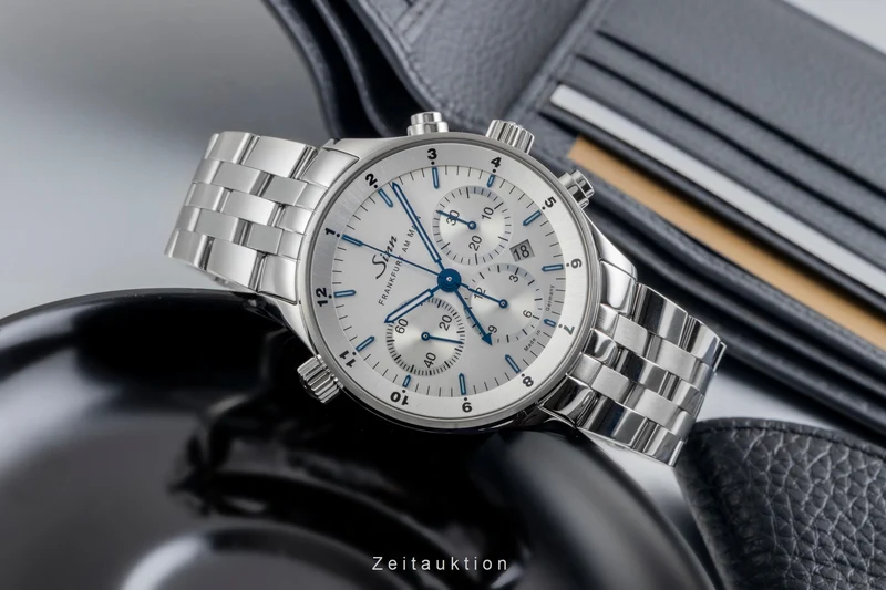 Sinn 6099 chronograph steel automatic men's watch 6099.012 LP: 4690EUR Limited [2601673]